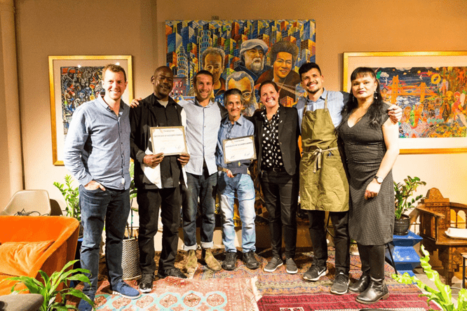 farming hope participants with certificates